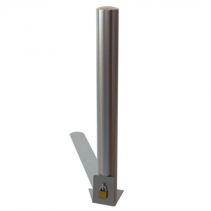 Removable Stainless Steel Bollard by Street Furniture Direct
